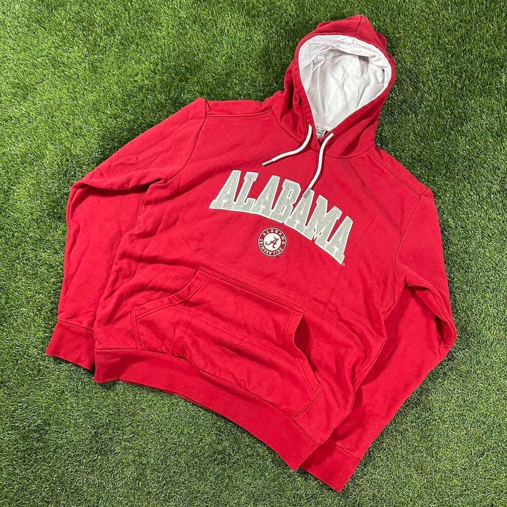 Red Alabama College Hoodie